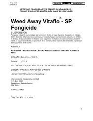 Weed Away Vitaflo - Interprovincial Cooperative Limited (IPCO)