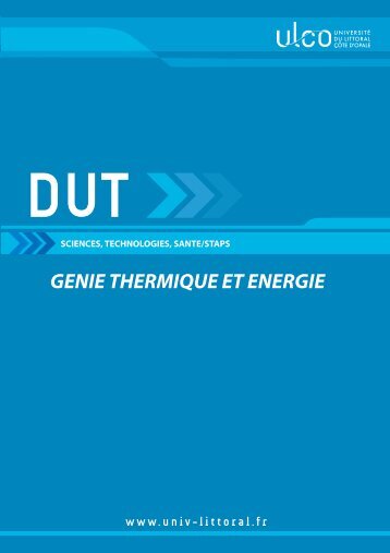 DUT GÃ©nie Thermique et Energie - UniversitÃ© du Littoral-CÃ´te-d'Opale