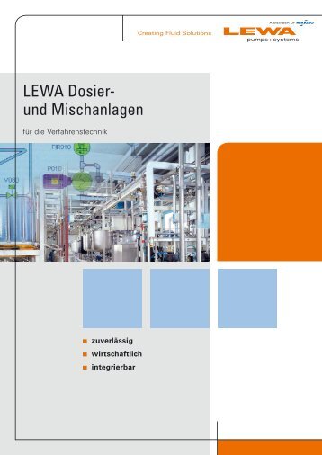 LEWA Dosier- und Mischanlagen