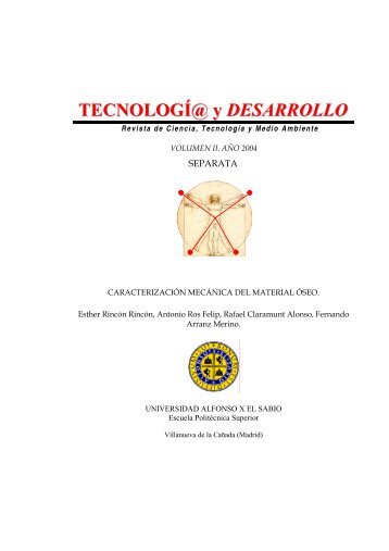 CaracterizaciÃ³n mecÃ¡nica del material Ã³seo. - Universidad Alfonso ...