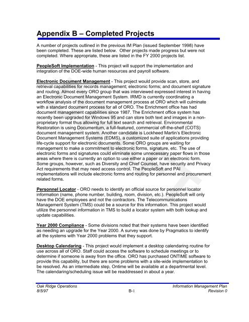 draft - DOE Oak Ridge Operations - U.S. Department of Energy