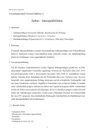 Salben â InkompatibilitÃ¤ten