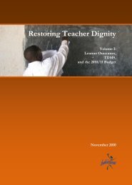 Restoring Teacher Dignity - HakiElimu