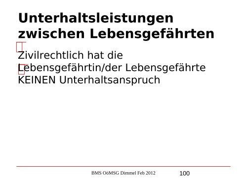 Nikolaus Dimmel: Zentrale Bereiche des BMS-Rechts