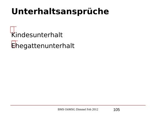 Nikolaus Dimmel: Zentrale Bereiche des BMS-Rechts