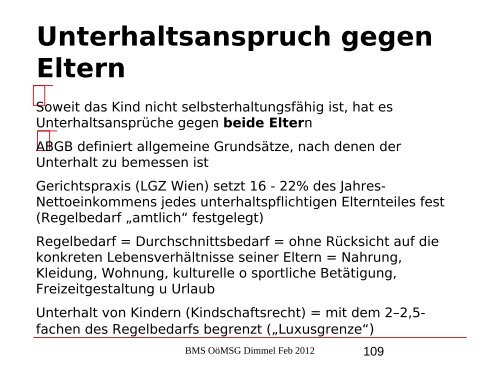 Nikolaus Dimmel: Zentrale Bereiche des BMS-Rechts