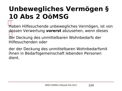 Nikolaus Dimmel: Zentrale Bereiche des BMS-Rechts