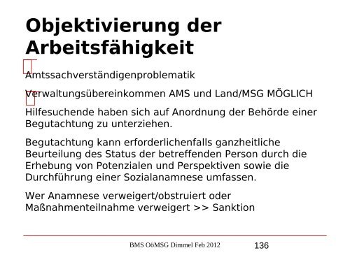 Nikolaus Dimmel: Zentrale Bereiche des BMS-Rechts