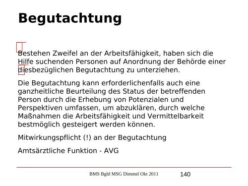 Nikolaus Dimmel: Zentrale Bereiche des BMS-Rechts