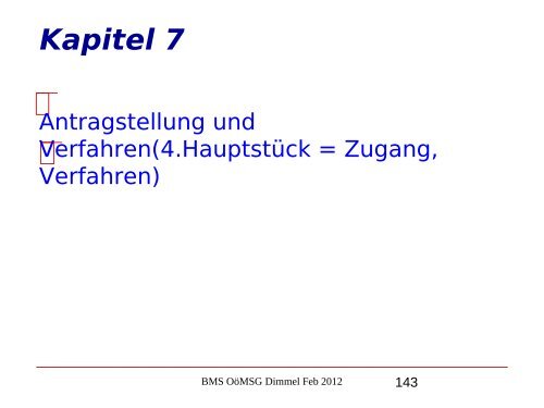 Nikolaus Dimmel: Zentrale Bereiche des BMS-Rechts