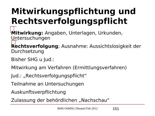 Nikolaus Dimmel: Zentrale Bereiche des BMS-Rechts