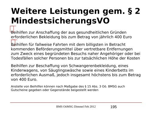 Nikolaus Dimmel: Zentrale Bereiche des BMS-Rechts