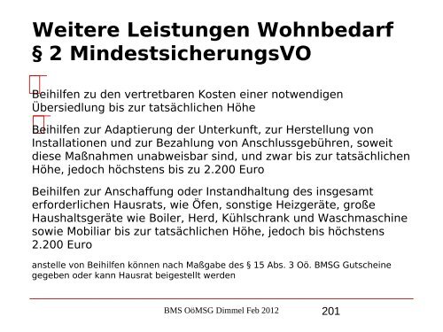 Nikolaus Dimmel: Zentrale Bereiche des BMS-Rechts