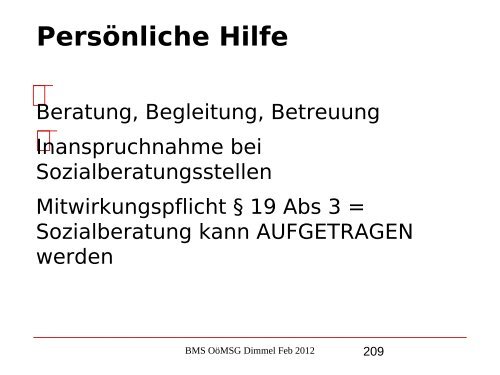 Nikolaus Dimmel: Zentrale Bereiche des BMS-Rechts