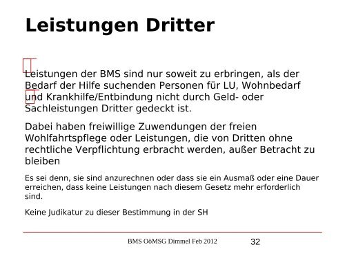 Nikolaus Dimmel: Zentrale Bereiche des BMS-Rechts