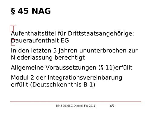 Nikolaus Dimmel: Zentrale Bereiche des BMS-Rechts