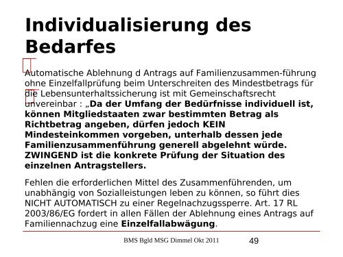 Nikolaus Dimmel: Zentrale Bereiche des BMS-Rechts