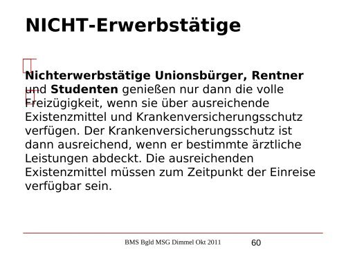 Nikolaus Dimmel: Zentrale Bereiche des BMS-Rechts