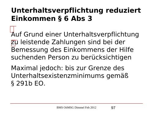 Nikolaus Dimmel: Zentrale Bereiche des BMS-Rechts