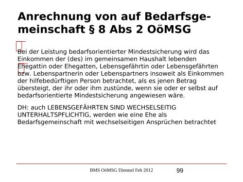 Nikolaus Dimmel: Zentrale Bereiche des BMS-Rechts