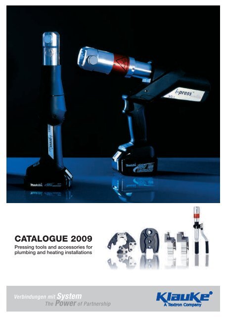 CATALOGUE 2009 - Gustav Klauke GmbH