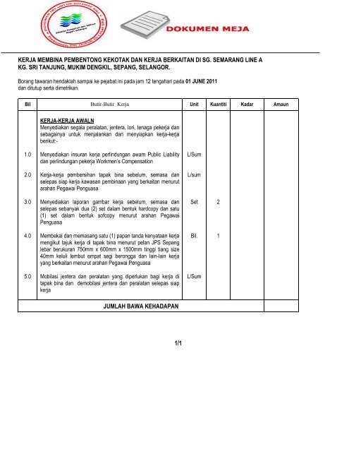 Fail Tender Sistem Tender Dokumen Dan Sebutharga Selangor 9492