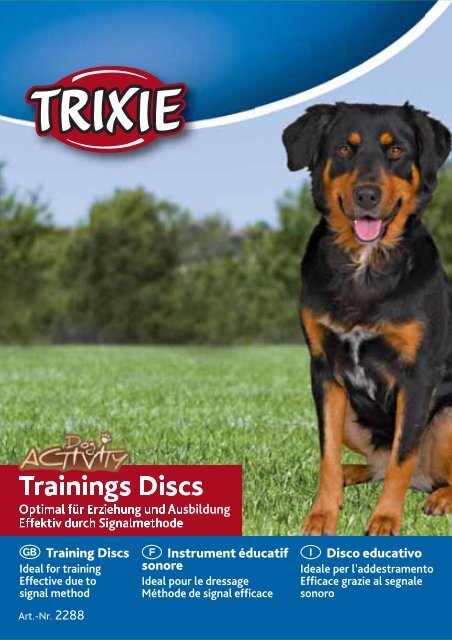 Anwendung der Trainings-Discs - Trixie