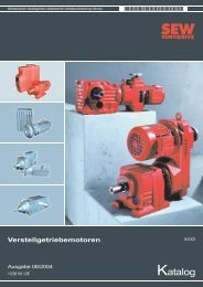 Katalog - SEW-Eurodrive