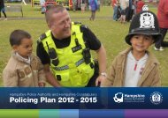 Policing Plan 2012 - 2015 - Hampshire County Council