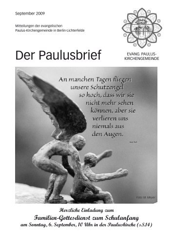 Der Paulusbrief - Evangelische Paulus-Kirchengemeinde Berlin ...