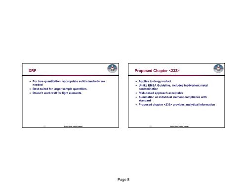 Day 1 - US Pharmacopeial Convention