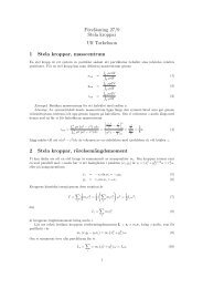 Föreläsningsanteckningar