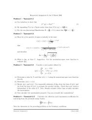 Homework Assignment 6, due 3 March 2006 Problem 1 - HMC Physics