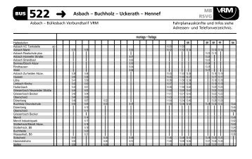 Asbach − Buchholz − Uckerath − Hennef Bhf