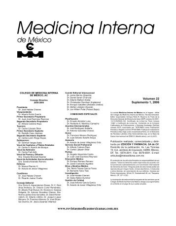 Suplemento 1 - Colegio de Medicina Interna de México AC | CMIM