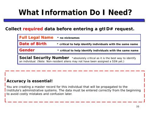 How To Request A gtID# (Georgia Tech Identification Number)