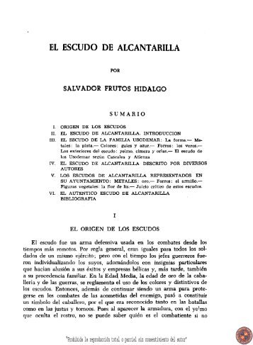 El escudo de Alcantarilla