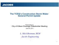 Erosion and Sediment Control - City of Killeen