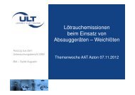 Lötrauchemissionen BIA 7 201211 - AAT Aston GmbH