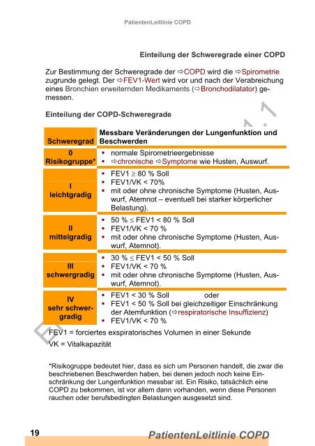 PatientenLeitlinie COPD - Versorgungsleitlinien.de