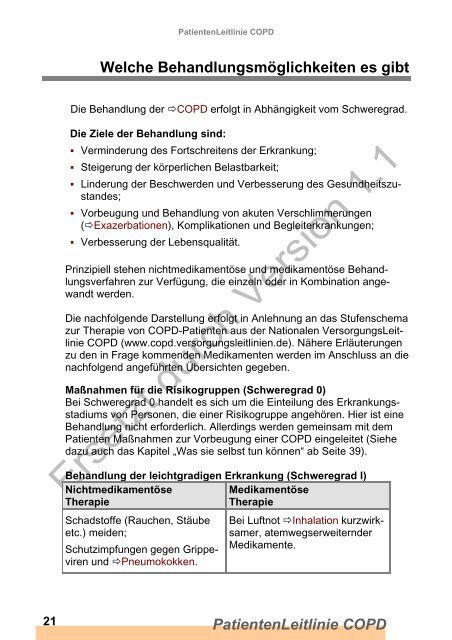 PatientenLeitlinie COPD - Versorgungsleitlinien.de