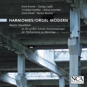 HARMONIES/ORGEL MODERN - nca - new classical adventure