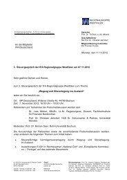 An die Mitglieder IFA-Deutschland MÃ¼nster, den 11.10.2012 3 ...