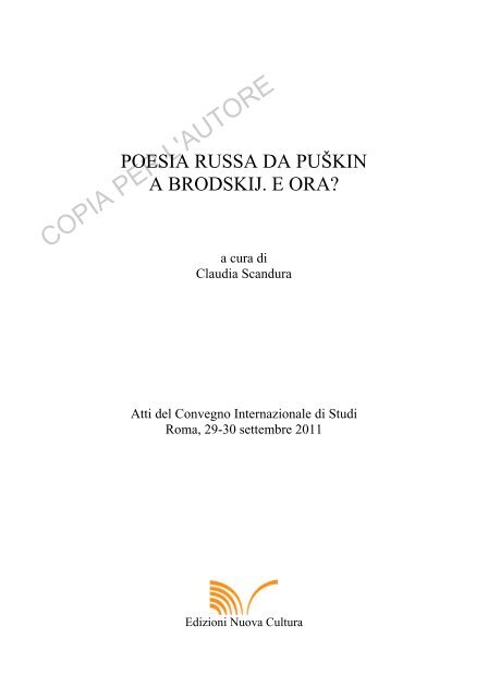 Brodskij Poesie Di Natale.Andrej Siskin La Roma Di Vjaceslav Ivanov Poesia Russa Da