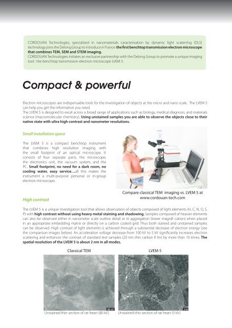 Cordouan TEM Microsc..