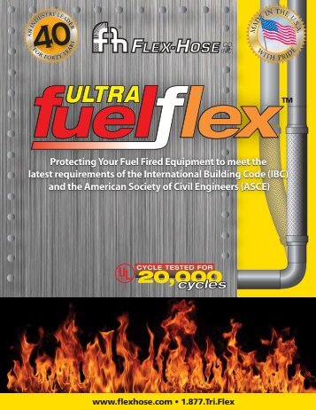 UltraFuel Flex UL-536 Gas/Fuel Connectors - Flex-Hose Co Inc