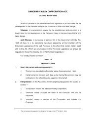 DAMODAR VALLEY CORPORATION ACT. - DVC :: Consumer Login