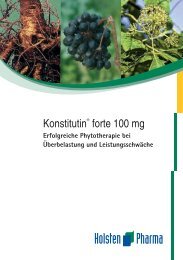 KonstitutinÂ® forte 100 mg - Holsten Pharma GmbH