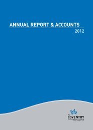 ANNUAL REPORT & ACCOUNTS - Coventry Building Society