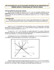 Problemas de Trayectoria a cualquier ángulo. Trayectoria Ortogonal.